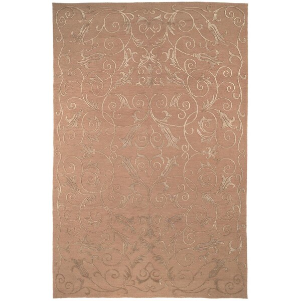 Safavieh Tibetan Hand Knotted Medium Rectangular Area Rug, Beige - 6 x 9 ft. TB417A-6 - main